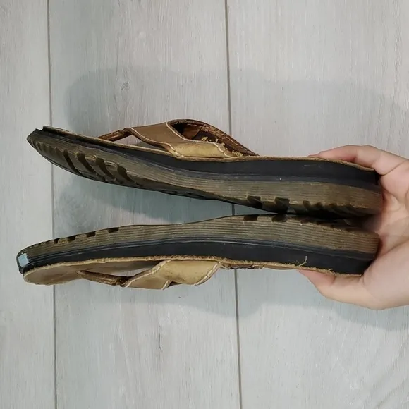 Dr.Martens Mens Y2K 2A92 Leather Thong Sandals Flats shoes sz 11