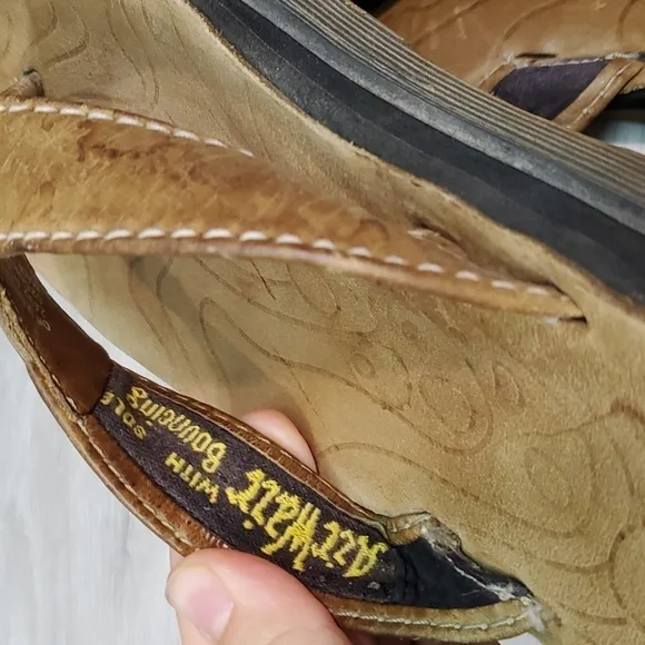 Dr.Martens Mens Y2K 2A92 Leather Thong Sandals Flats shoes sz 11