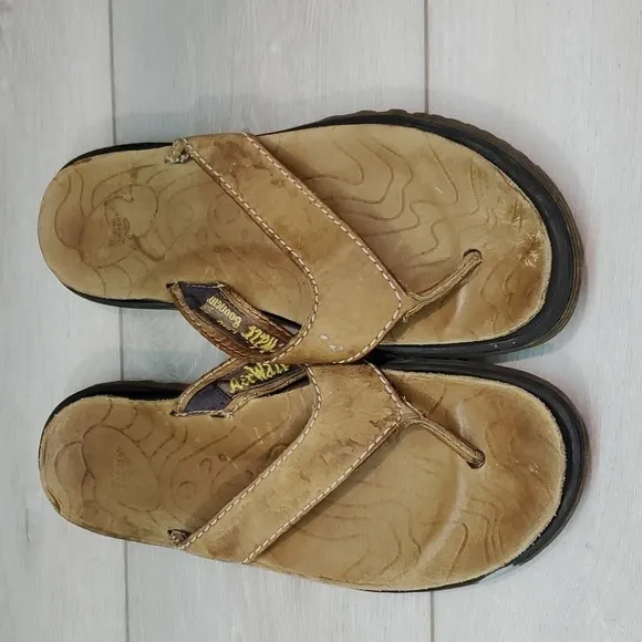 Dr.Martens Mens Y2K 2A92 Leather Thong Sandals Flats shoes sz 11