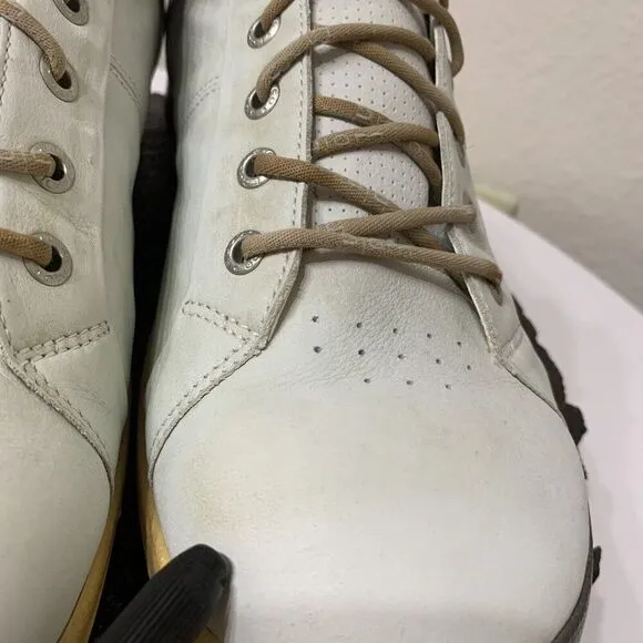 Ecco Biom Natural Motion Yak Leather Spikeless Golf Shoes Size 12 - 12.5 EU 46
