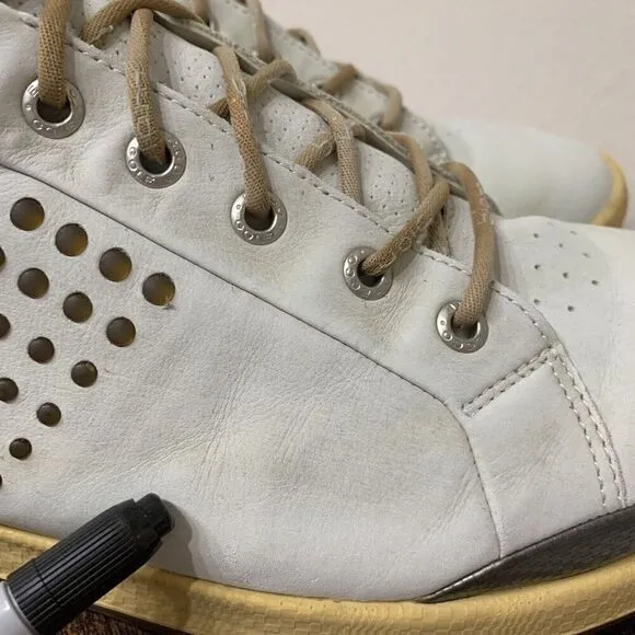 Ecco Biom Natural Motion Yak Leather Spikeless Golf Shoes Size 12 - 12.5 EU 46