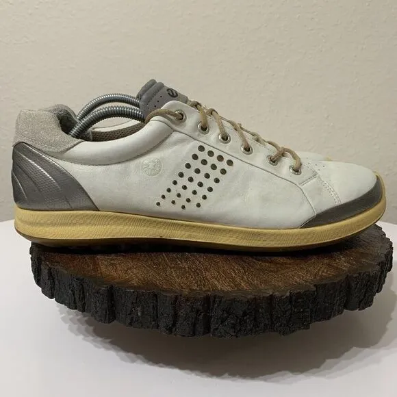 Ecco Biom Natural Motion Yak Leather Spikeless Golf Shoes Size 12 - 12.5 EU 46