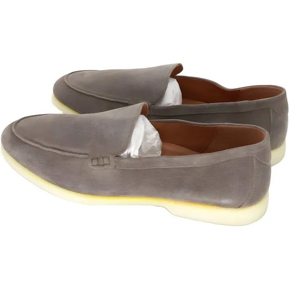 ECCO mens Citytray Lite Slip-on Loafer, Navajo Brown Nubuck, Size 13-13.5 US