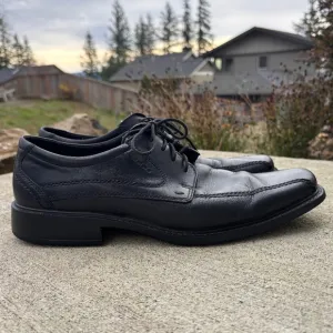 ECCO Men's New Jersey Lace-Up Dress Shoes Black Leather 51514 EU 45 US 1…