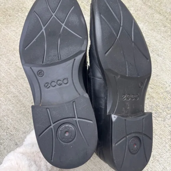 ECCO Men's New Jersey Lace-Up Dress Shoes Black Leather 51514 EU 45 US 1…
