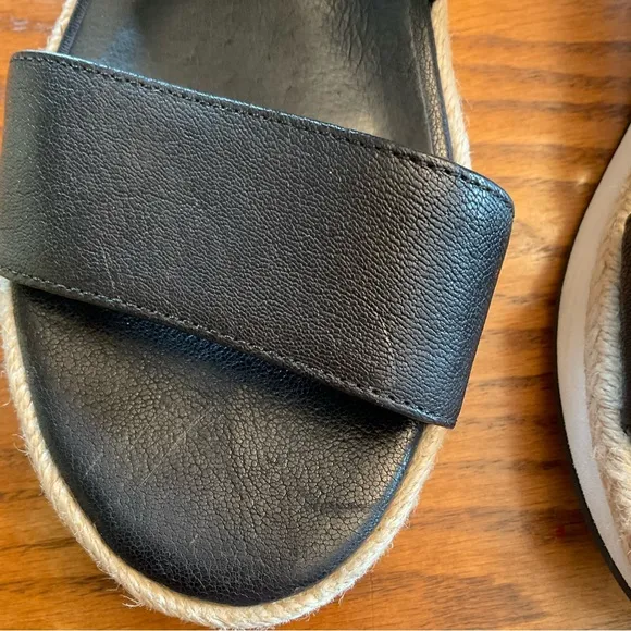Eileen Fisher Leather Strappy Sandals, Women’s Sz 9