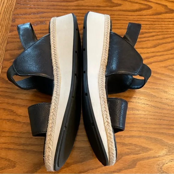 Eileen Fisher Leather Strappy Sandals, Women’s Sz 9