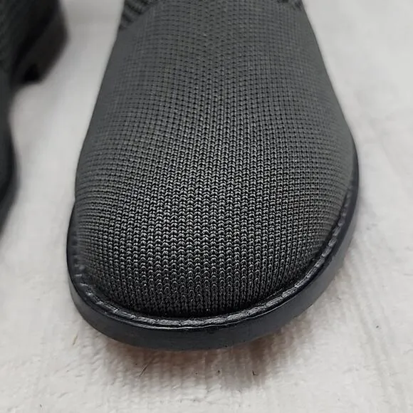 🧸EILEEN FISHER🧸JUDE RECYCLED COLOR GRAY STRECHEY KNIT BOOTIE 🧸LADIES 6🧸NWOB