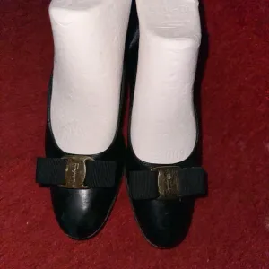 Elegant Black Bow Women's Shoes