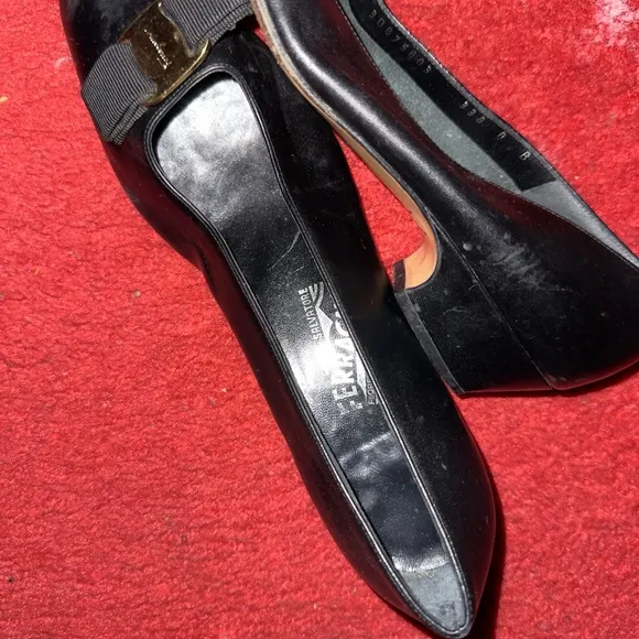 Elegant Black Bow Women's Shoes