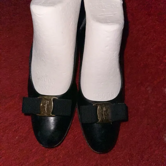 Elegant Black Bow Women's Shoes
