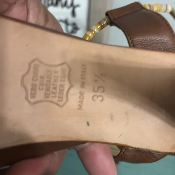 Elegant Brown Women's Mario ValentinoShoes SZ 35.5 EUR