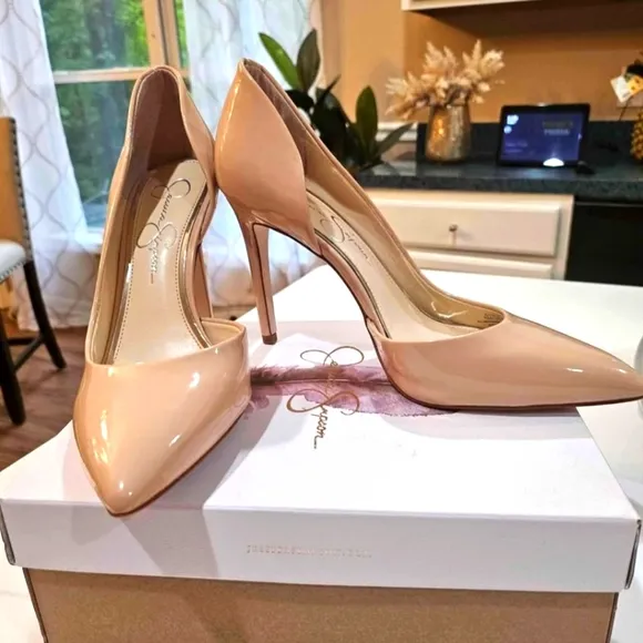 Elegant Nude Stilettos by Jessica Simpson