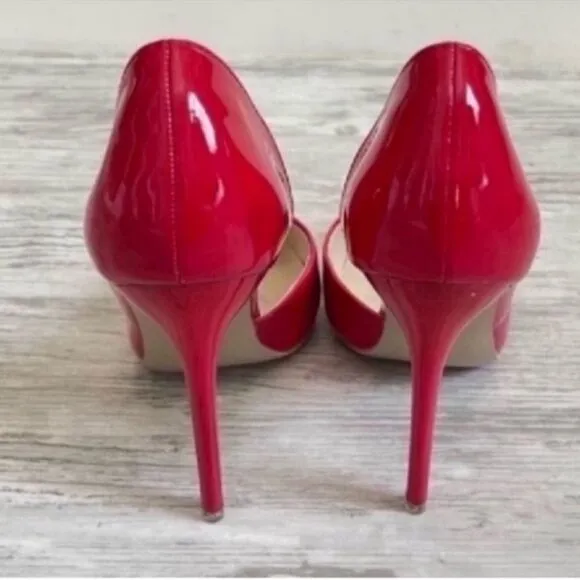 Elegant Red Stiletto Heels Size 6