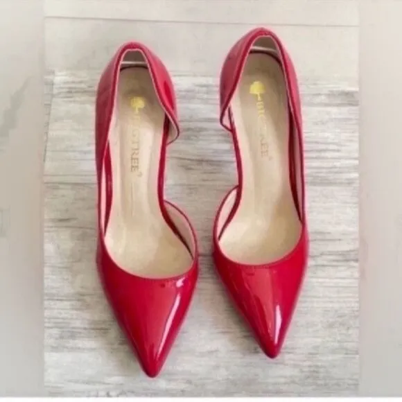 Elegant Red Stiletto Heels Size 6