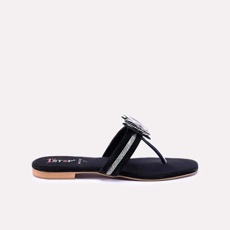 Emera Black Fancy Flats 0412787