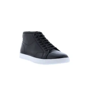 ENGLISH LAUNDRY Mens Black Eros Round Toe Platform Leather Sneakers Shoes 12