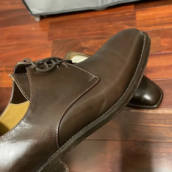 Ermenegildo Zegna brown formal shoes size 6 EE