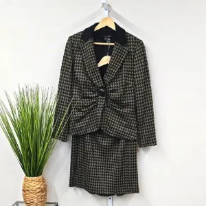 Etcetera Elegant Black Blazer &amp; Skirt Size 8 Set