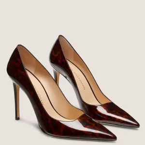 EUC Stuart Weitzman STUART POWER 100 Gloss Tortoise Pumps, size 9