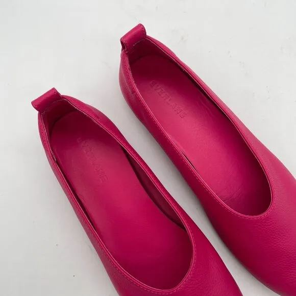 Everlane Flats Shoe Womens 7 Red Currant Pink The Day Glove Flats Ballet Preppy