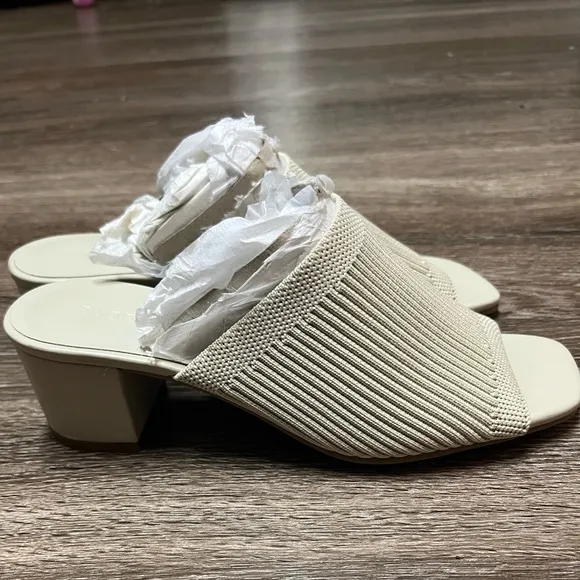 Everlane The Glove Mule in ReKnit Color Bone Size 5.5