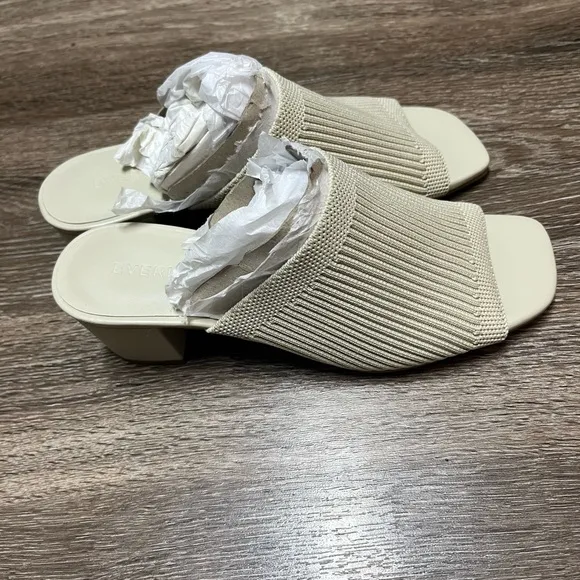 Everlane The Glove Mule in ReKnit Color Bone Size 5.5
