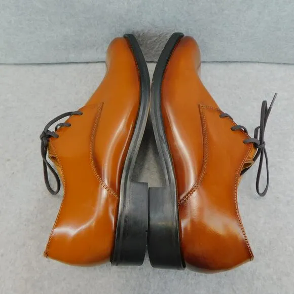 Express Men's Leather Cognac Polished Dress Shoes - Size 8 New