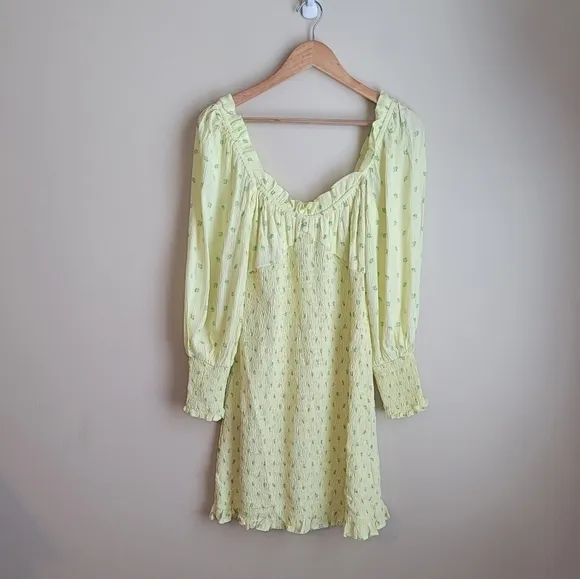 FAITHFULL the Brand Gombardy Mini Dress Bisset Floral Size 8