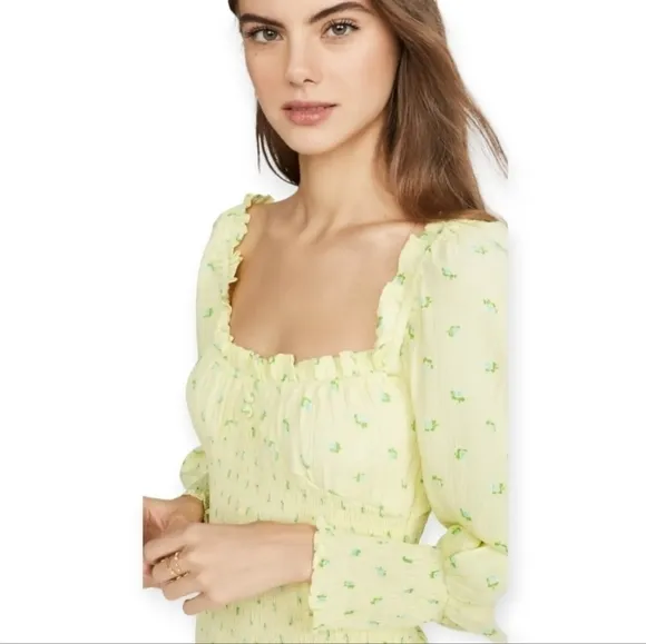 FAITHFULL the Brand Gombardy Mini Dress Bisset Floral Size 8
