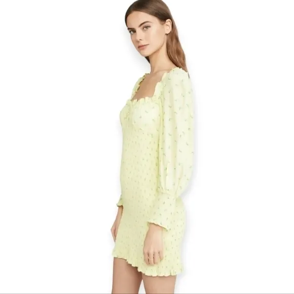 FAITHFULL the Brand Gombardy Mini Dress Bisset Floral Size 8