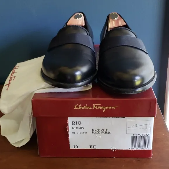 Ferragamo Tux &quot;Rio&quot; Shoes 10 EE