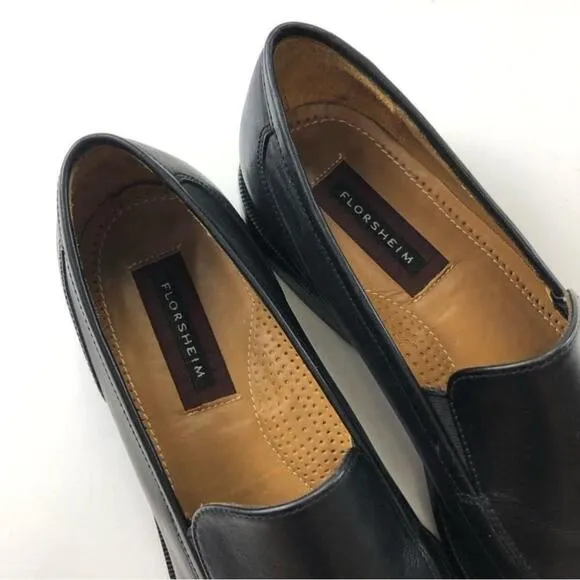Florsheim black Midtown men’s leather loafer Size 11D