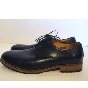 Florsheim Blaze Plain Toe Black Smooth Mens Geniune Leather Dress Shoes US 10.5
