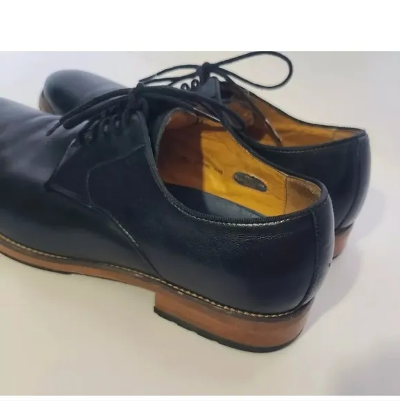 Florsheim Blaze Plain Toe Black Smooth Mens Geniune Leather Dress Shoes US 10.5