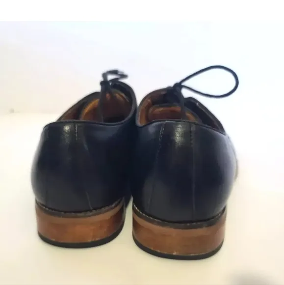 Florsheim Blaze Plain Toe Black Smooth Mens Geniune Leather Dress Shoes US 10.5
