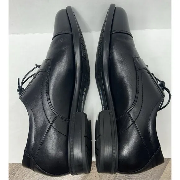 Florsheim Mens Midtown Cap Toe Oxford Black Leather Dress Shoe 10 EEE W/Box EUC!