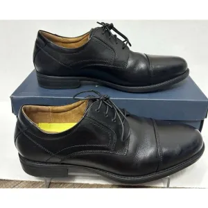 Florsheim Mens Midtown Cap Toe Oxford Black Leather Dress Shoe 10 EEE W/Box EUC!