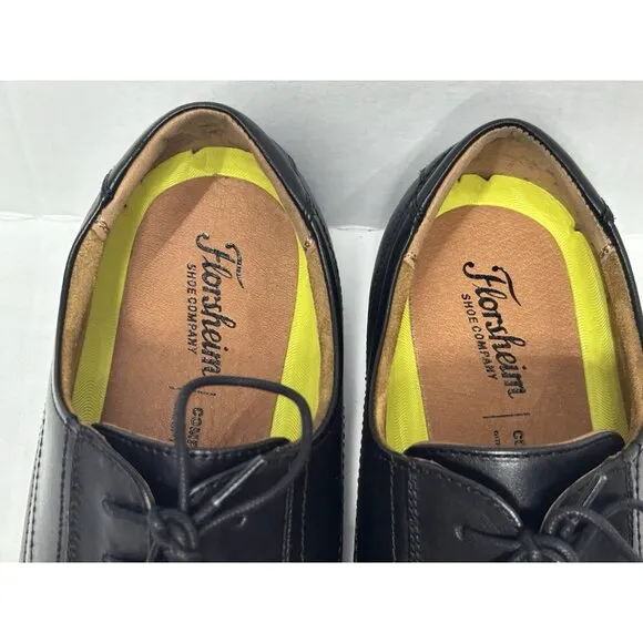 Florsheim Mens Midtown Cap Toe Oxford Black Leather Dress Shoe 10 EEE W/Box EUC!