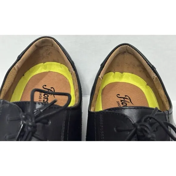 Florsheim Mens Midtown Cap Toe Oxford Black Leather Dress Shoe 10 EEE W/Box EUC!