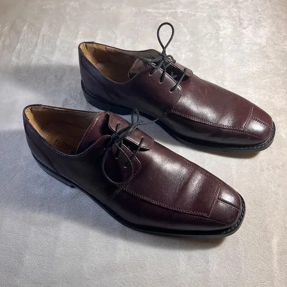 Florsheim Men's Size 10 D Brown Leather Dress Shoes