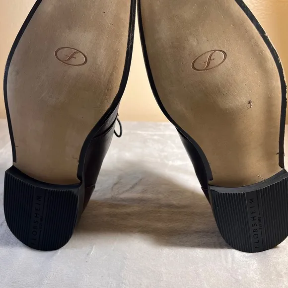 Florsheim Men's Size 10 D Brown Leather Dress Shoes