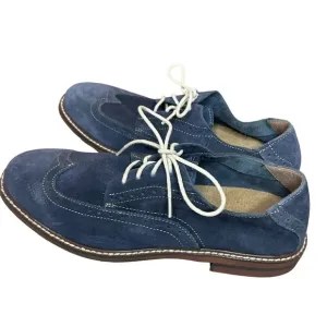 Florsheim Oxford blue suede shoes wing tip men’s size 8.5