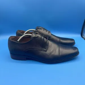 Florsheim Postino Dress Mens Size 11 D Black Leather Lace Up Cap Toe  Shoes