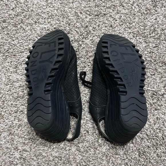Fly London Strappy Lace Sandals Size 6