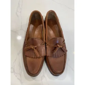 FootJoy Country Club Leather Tassel Weave Men's 10D Brown Loafers