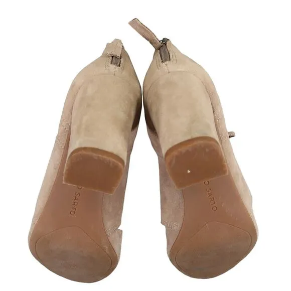 Franco Sarto Shoes Womens 8 Sandal Bootie Fashion Leather Gazella Lace Up Cutout