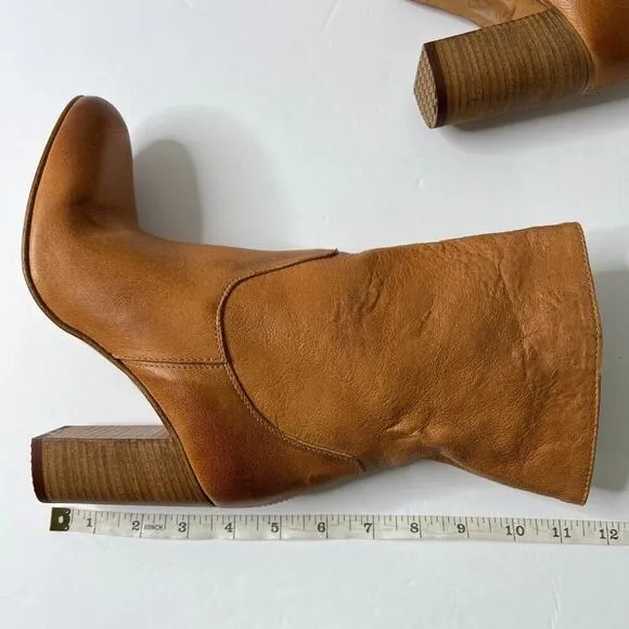 Free People Dakota Heel Leather Boots