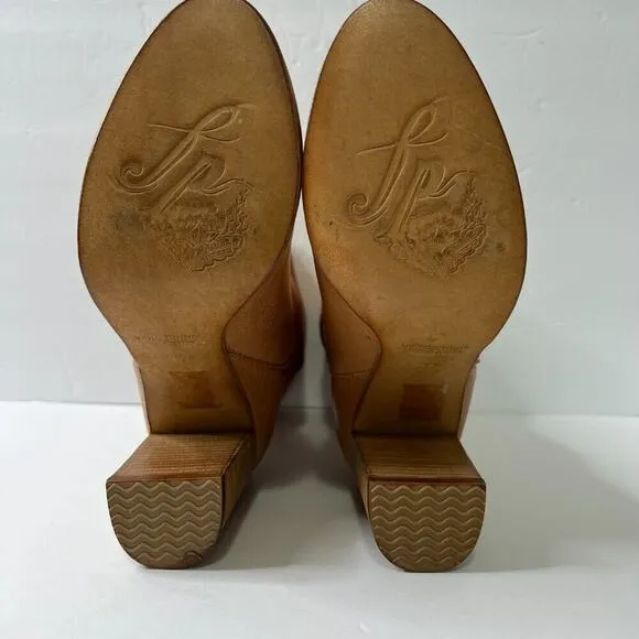 Free People Dakota Heel Leather Boots