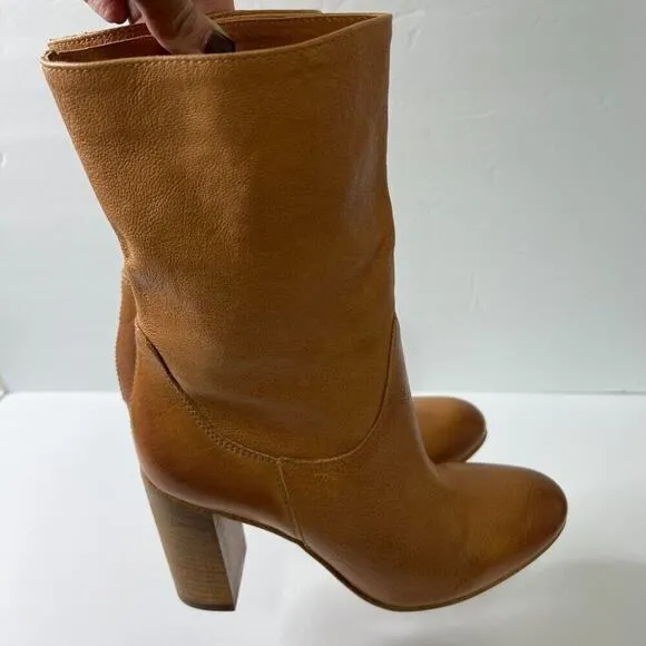 Free People Dakota Heel Leather Boots
